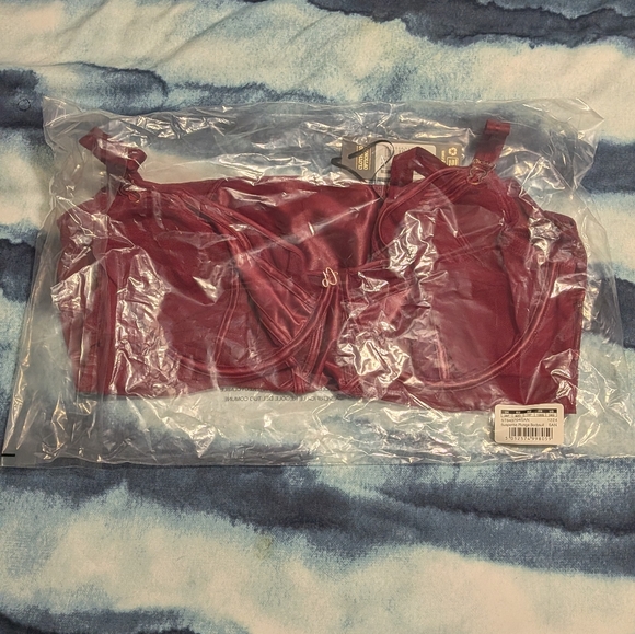 NEW Very Sexy Scantilly Curvy Kate Suspense Sheer Mesh Red Bodysuit Sz 38G Curvy - Picture 8 of 11